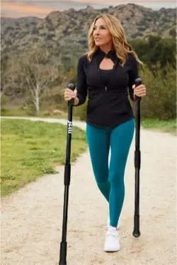 Weighted Walking Poles For Seniors Ergonomic Hiking Poles For Balance
