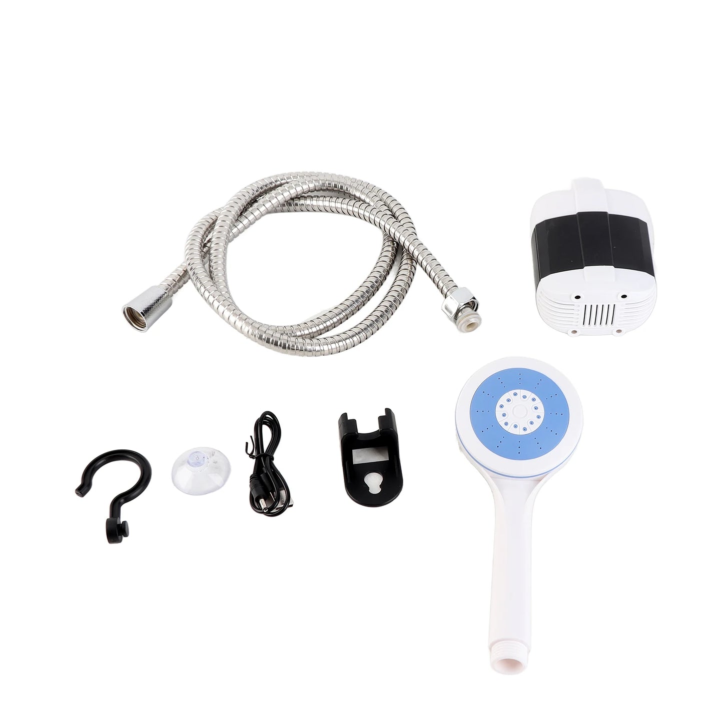 Portable Camping Shower Outdoor USB Rechargeable Electric Shower Pump for Camping Car Washing Gardening Pet Cleaning