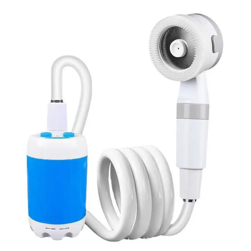 Electric Shower Pump Built-in 4000mAh Rechargeable Battery Portable Shower for Hiking Travel Car Washing & Pet Cleaning
