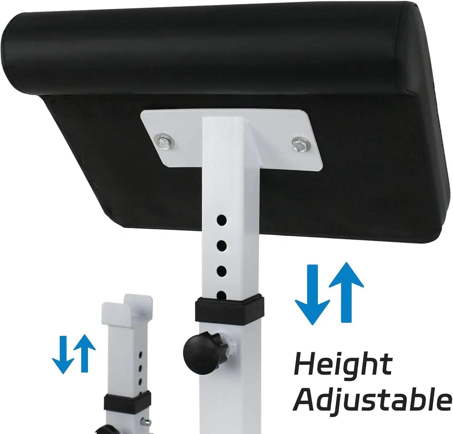 Adjustable Preacher Curl Weight Bench Arm Bicep And Tricep Training