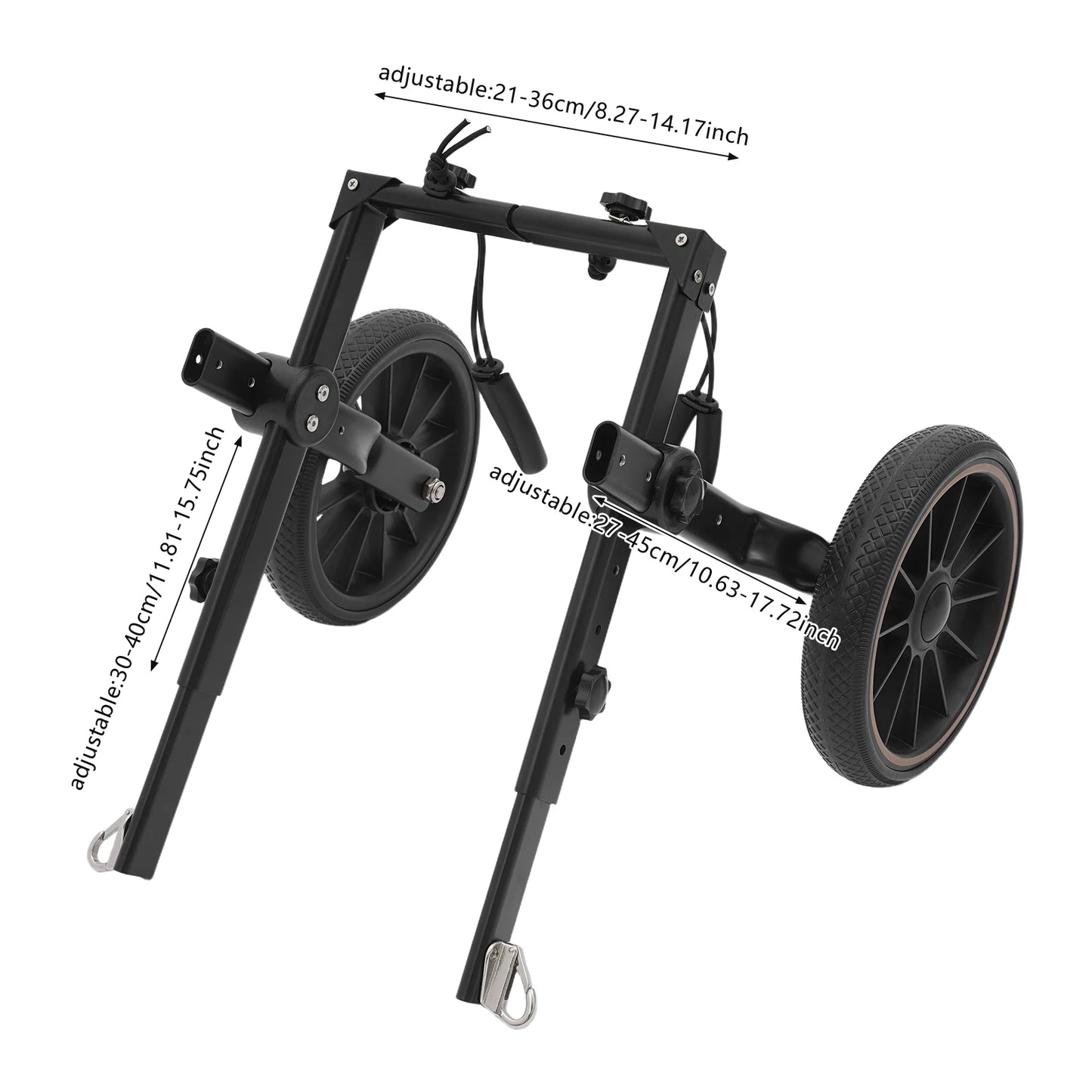Bymaocar 2-Wheel Pet Walking Aid Wheelchair for Back Legs