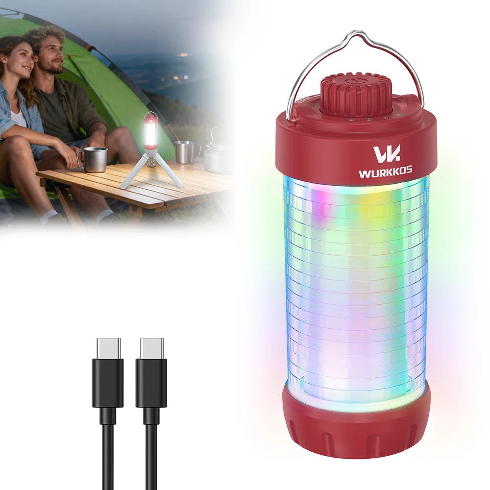 Wurkkos CL01 RGB Flashlight 360 Degree Beam 550 Lumens Power Bank