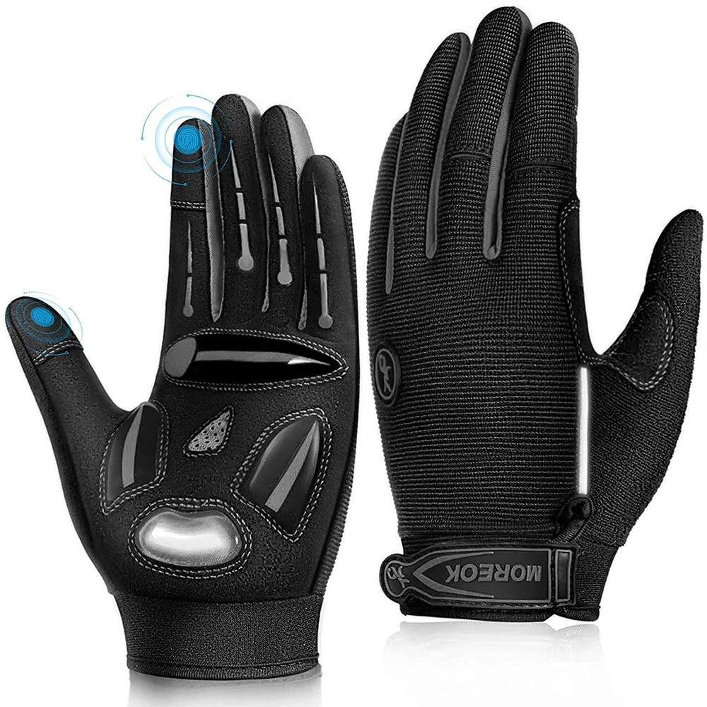 Racing Gloves Motocross Breathable Non Slip MTB Road Bike Unisex Touch Screen