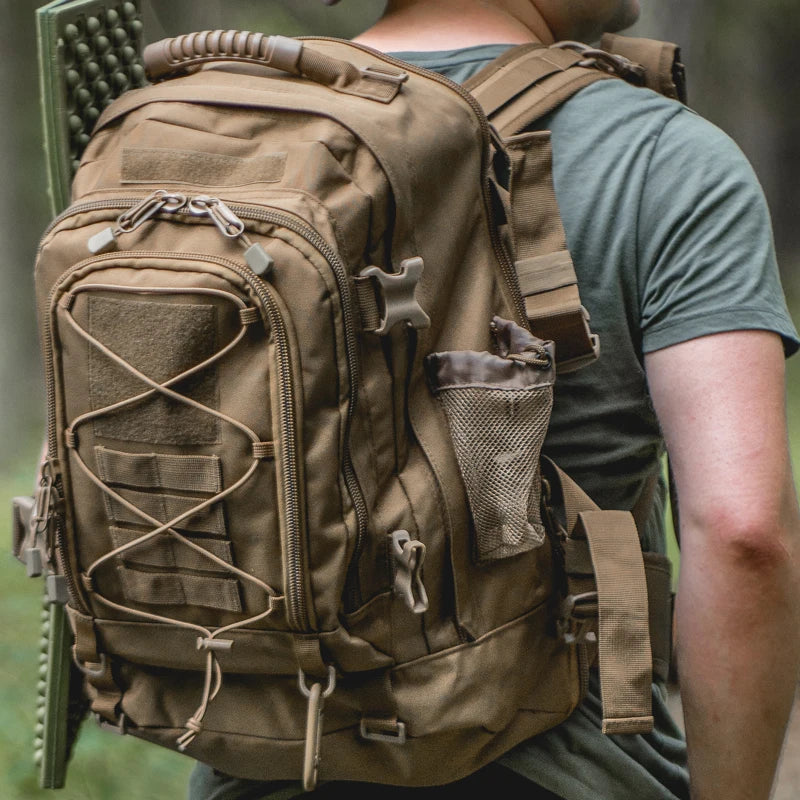 LQARMY Tactical Backpack for Hiking and Travel Large Capacity
