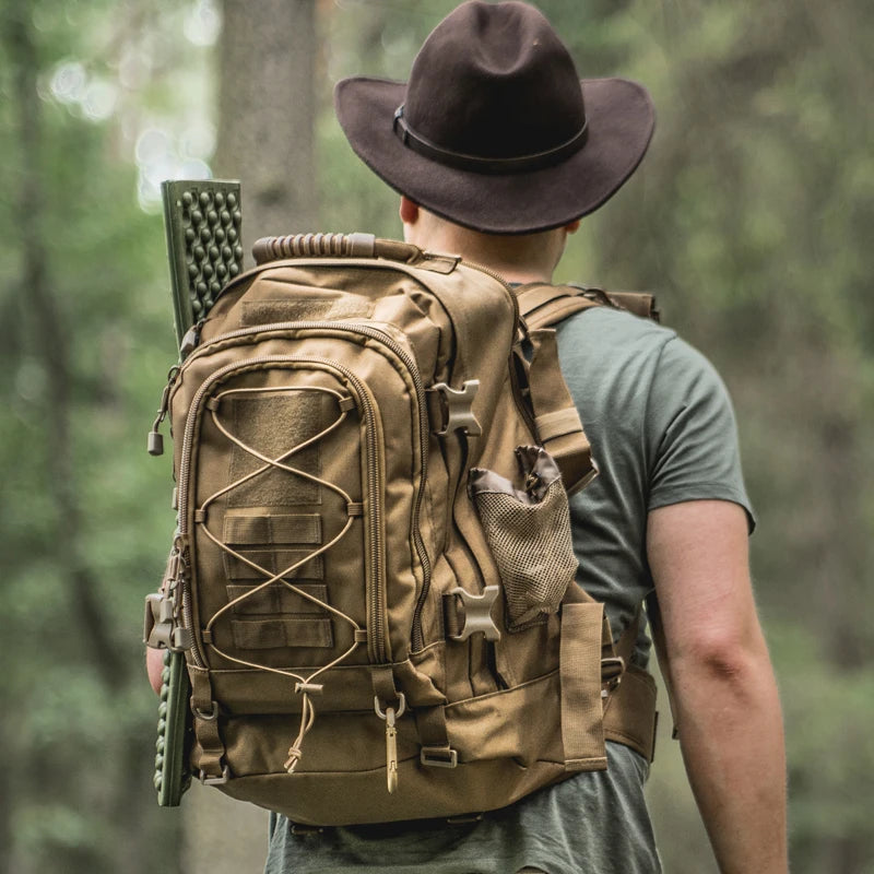 LQARMY Tactical Backpack for Hiking and Travel Large Capacity