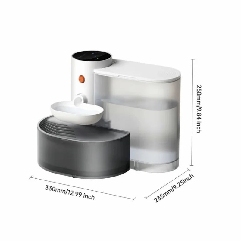 Smart Cat Water Dispenser With Rechargeable Automatic Running Water