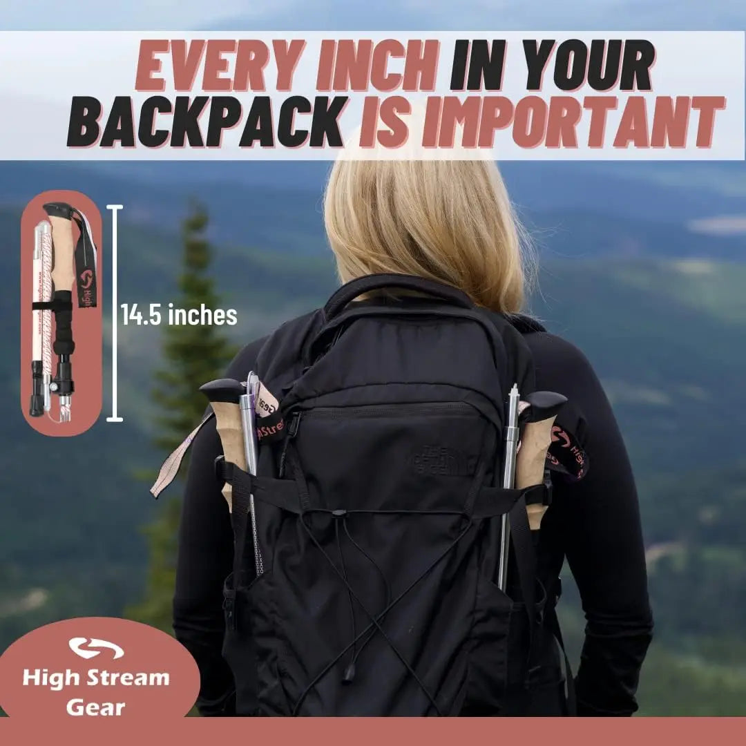 Foldable Walking Poles For Men And Women Lightweight