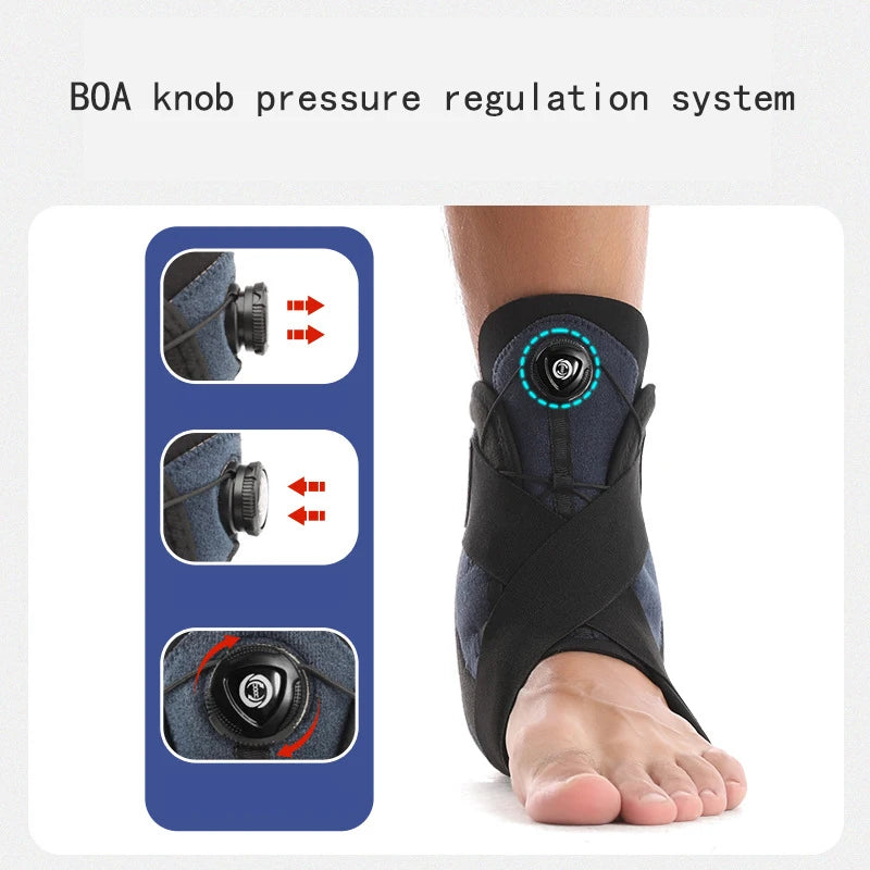 ZMHTDREAMHUNTER Ankle Brace With Side Stabilizers For Sprained Ankle Recovery