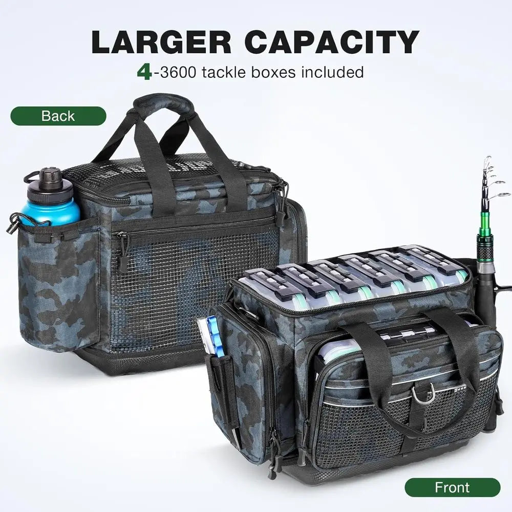 Waterproof Tackle Box Organizer With Removable Dividers
