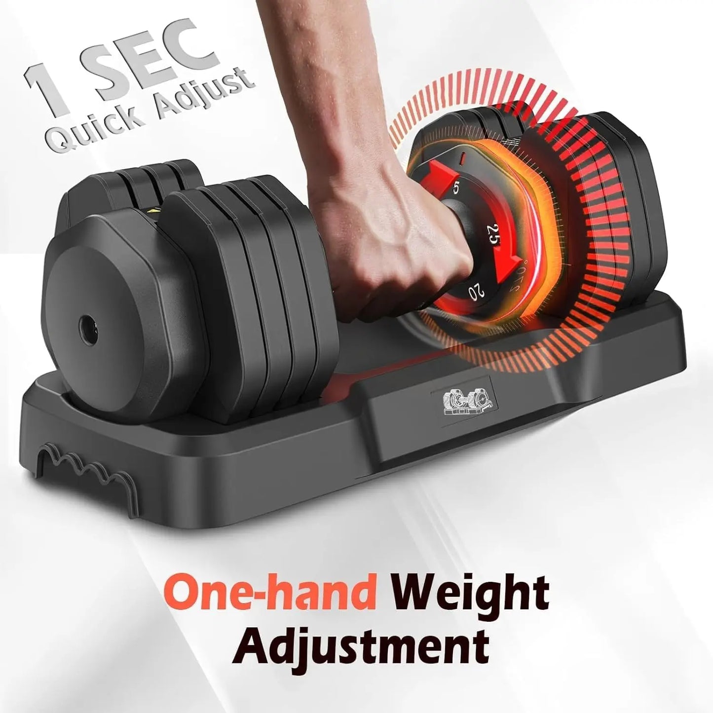 FED Fitness FEIERDUN Adjustable Dumbbells Set for Home Gym
