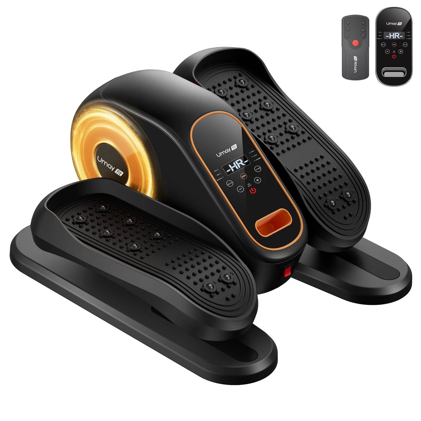 UMAY Compact Under-Desk Elliptical With 12 Speeds And Remote Control