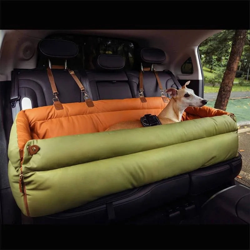 Foldable Travel Pet Car Seat Bed For Dogs And Cats