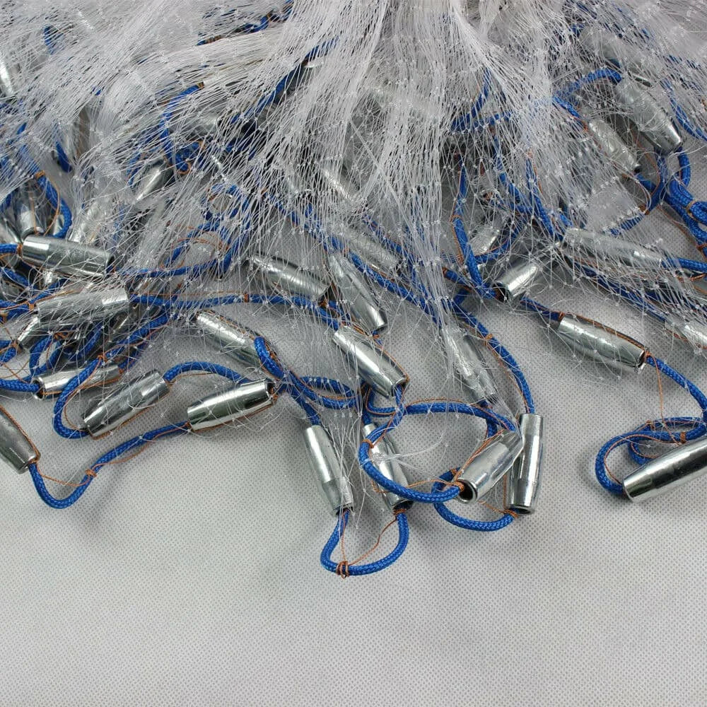 Bymaocar Nylon Monofilament Cast Net With Sinker For Fishing