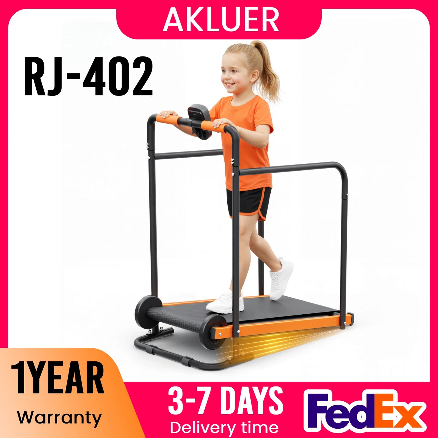 AKLUER Kids Walking Pad Treadmill for Safe Indoor Exercise