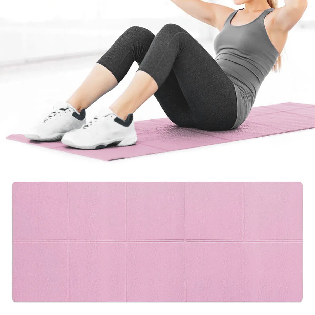 Anti Slip EVA Yoga Mat For Exercise And Pilates Training