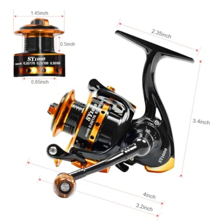 Summer Centron Spinning Reels 12 Plus 1 Ball Bearings Lightweight Smooth