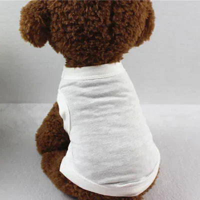 Pure Cotton Dog Shirts Soft Thin T Shirts For Dogs