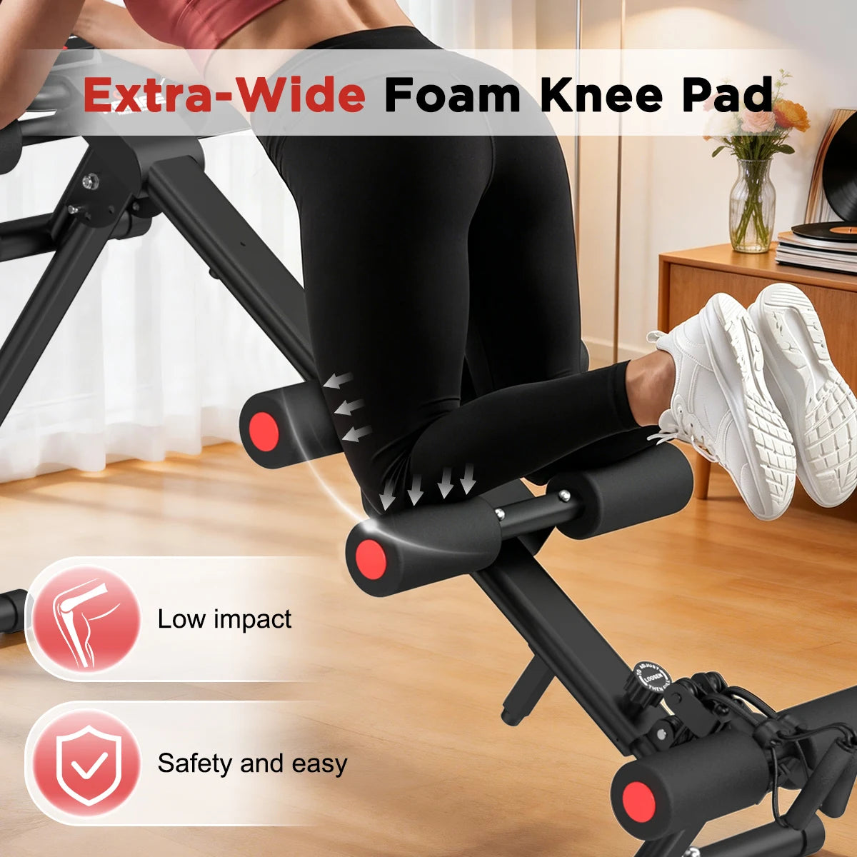5 In 1 Adjustable Ab Trainer With Resistance Bands Core Training