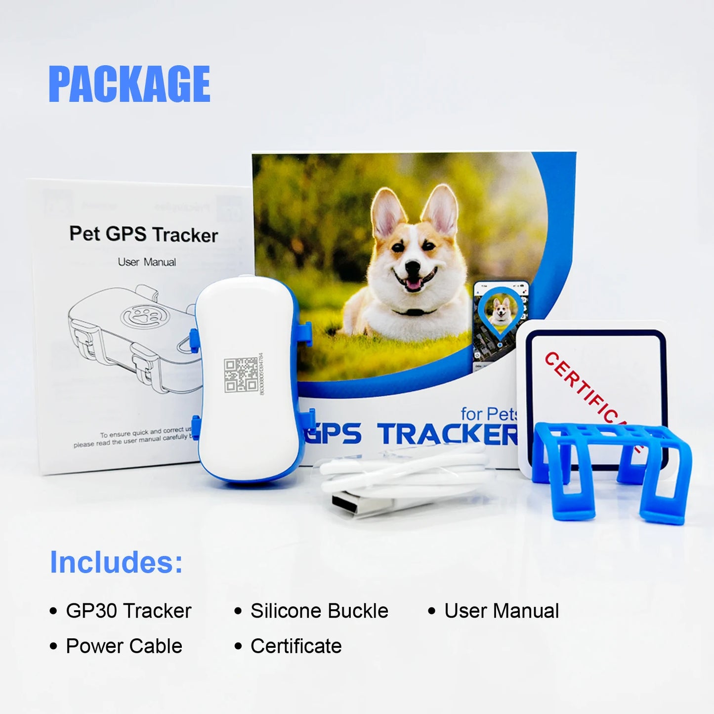 WANWAYTECH GPS Pet Tracker With Unlimited Distance Locator