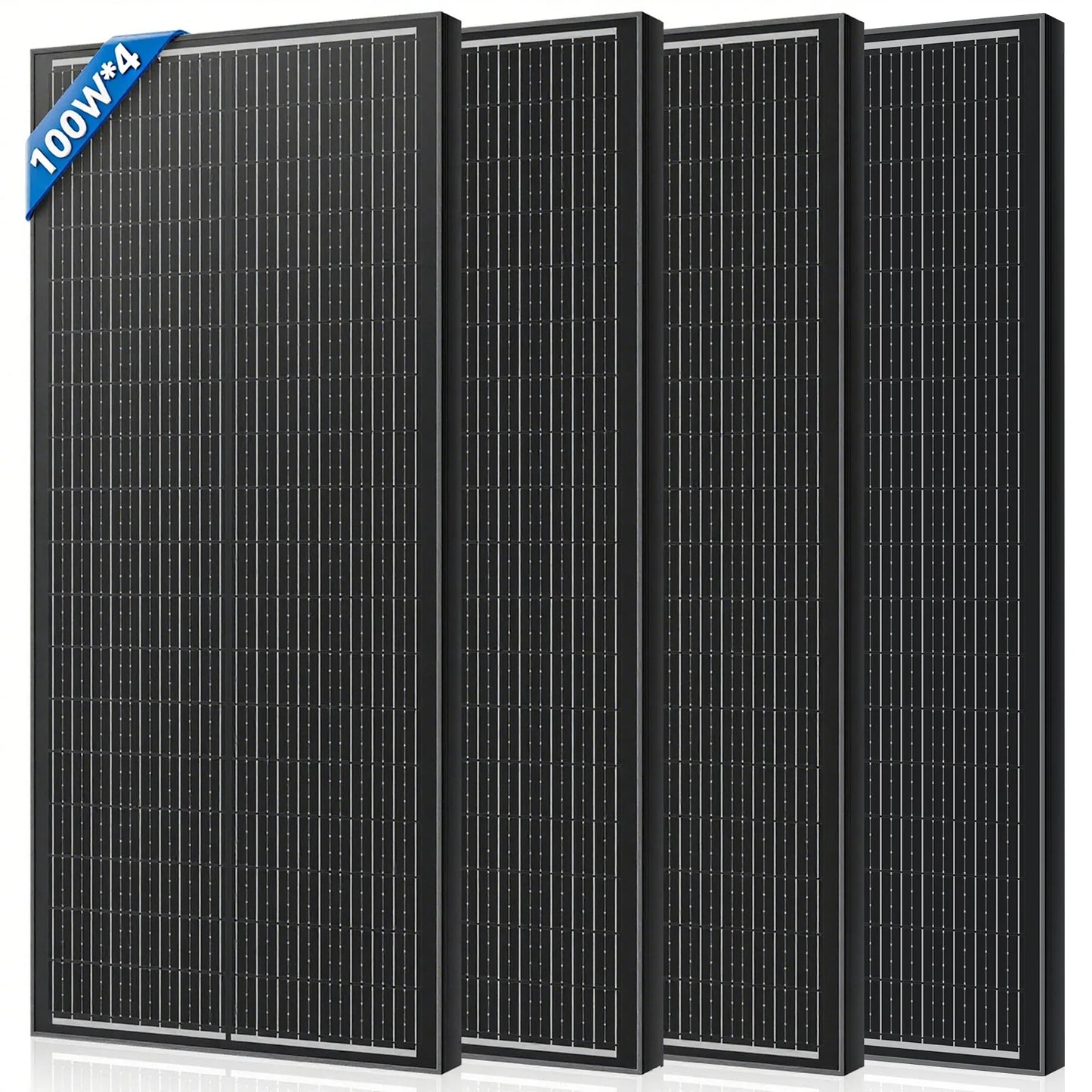 Rvpozwer 400W Mono N-Type Solar Panel For RV Marine Off-Grid