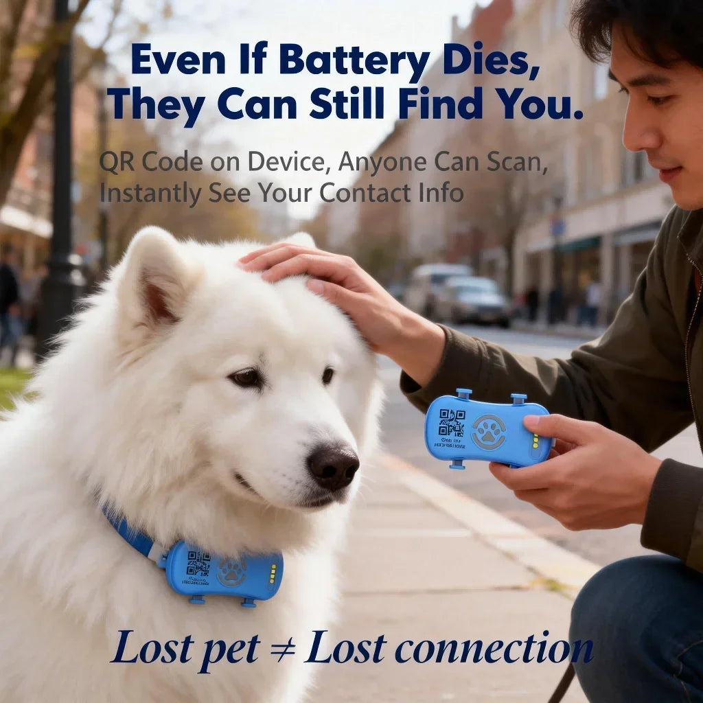 WANWAYTECH GPS Pet Tracker With Unlimited Distance Locator