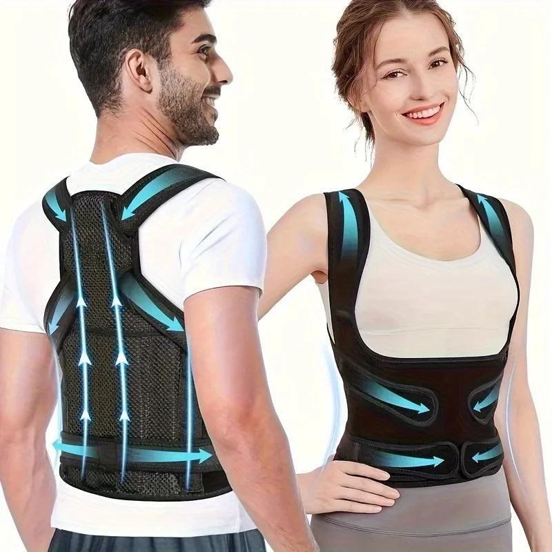 UPWORK Back Pain Relief Posture Corrector Unisex Adjustable Brace