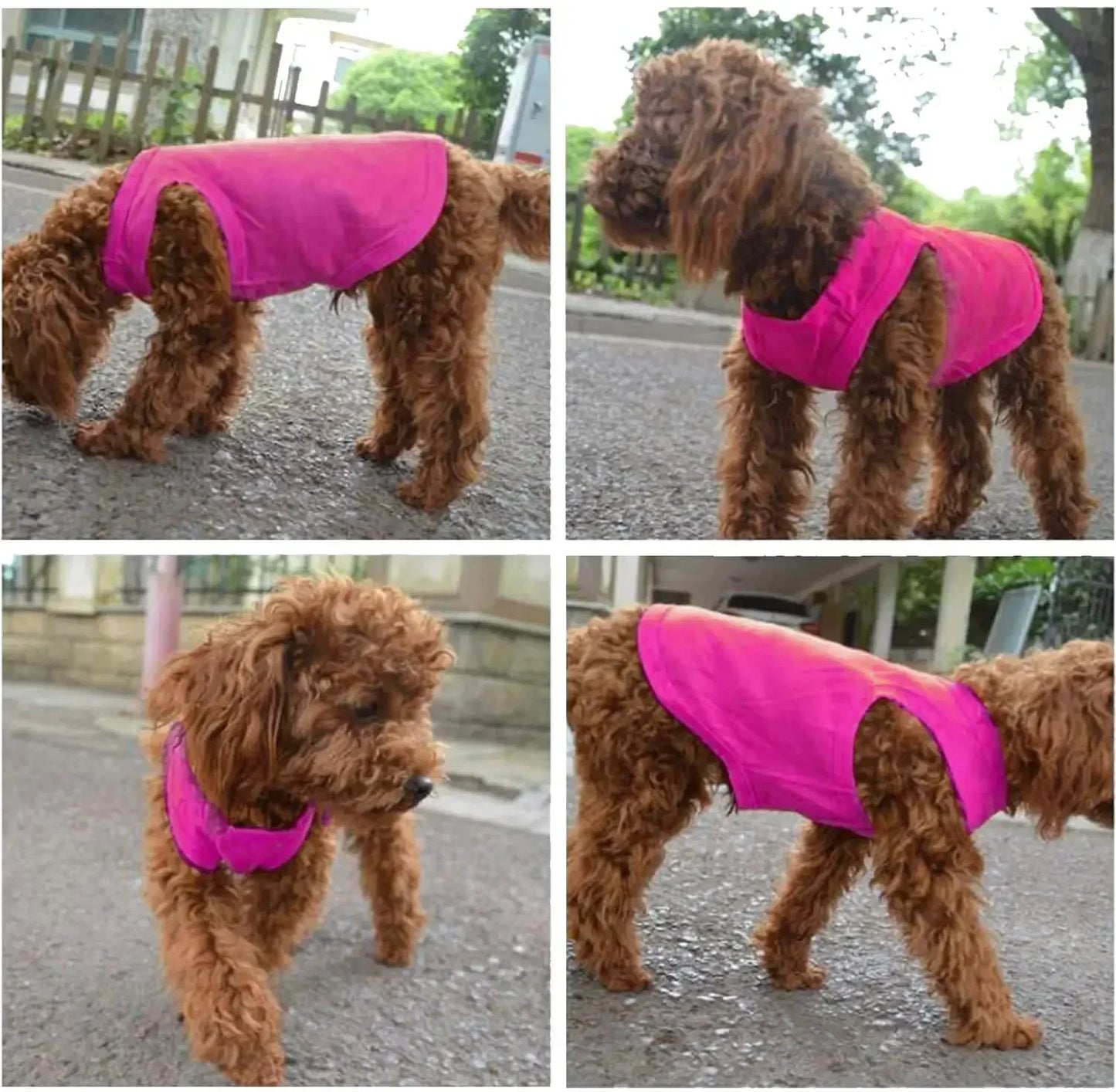 Pure Cotton Dog Shirts Soft Thin T Shirts For Dogs