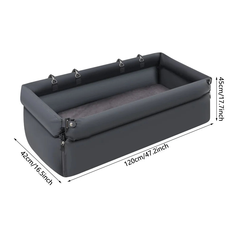 Foldable Travel Pet Car Seat Bed For Dogs And Cats