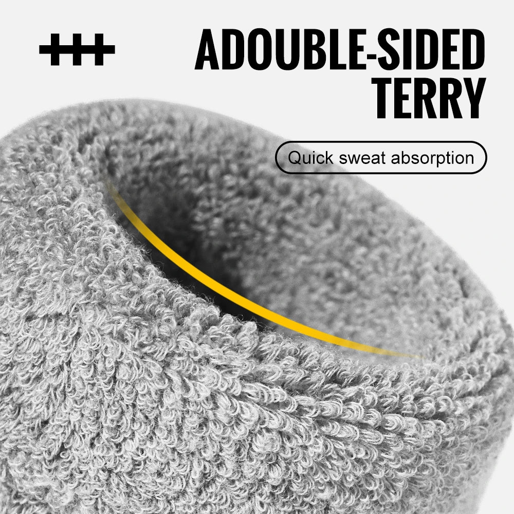 Wristbands Moisture Wicking Terry Cloth Sweatbands For Sports Gym