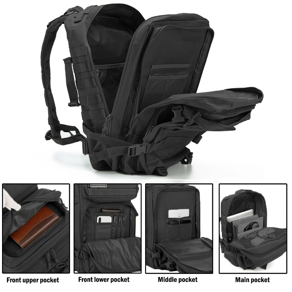 ReFire Gear Tactical Molle Backpack for Hiking and Camping