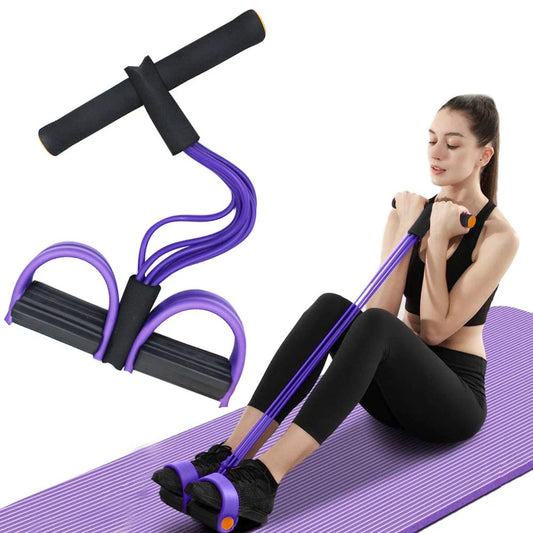 6-Tube Resistance Band Set for Full Body Home Gym Workouts