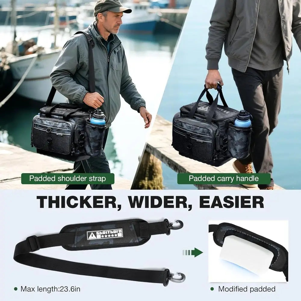 Waterproof Tackle Box Organizer With Removable Dividers