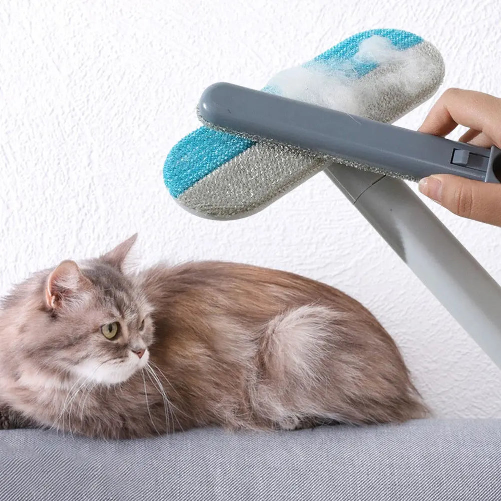 APWIKOGER 3 In 1 Pet Hair Remover Brush Long Handle