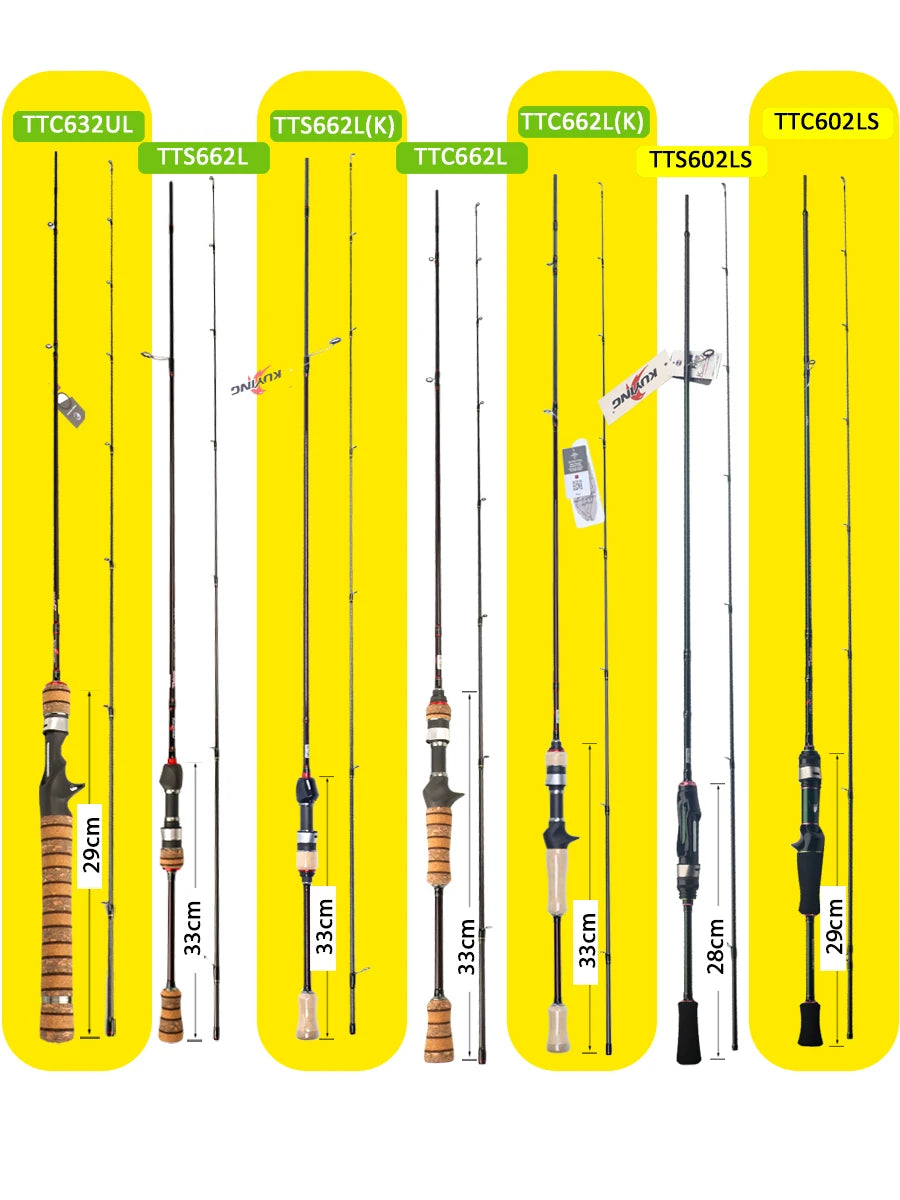 Kuying Lure Rod Casting Spinning Carbon For River And Stream Fishing