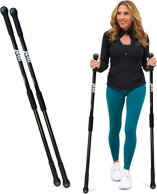 Weighted Walking Poles For Seniors Ergonomic Hiking Poles For Balance
