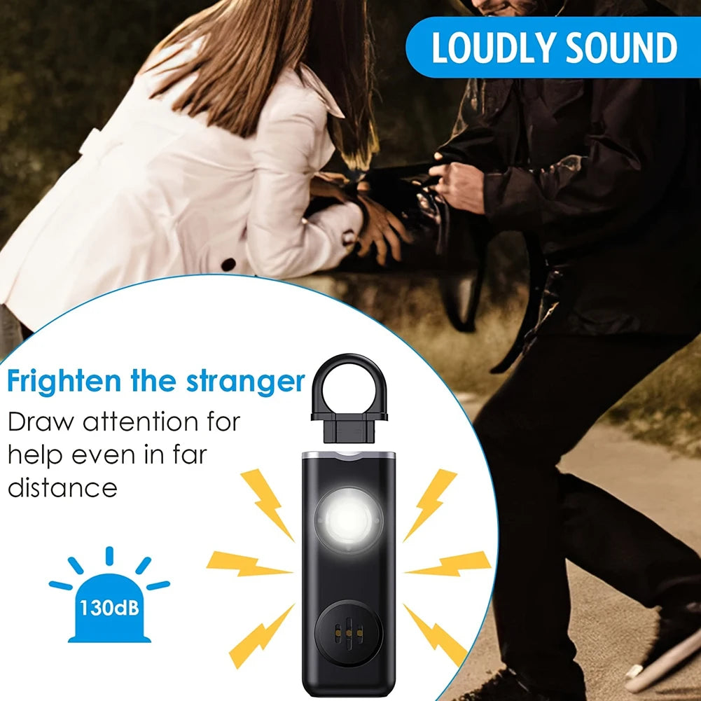 ALLOYSEED Self Defense Alarm 130dB Personal Safety Keychain