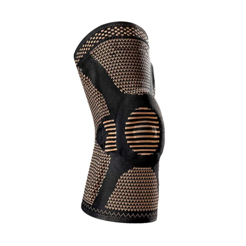 Orthopedic Adjustable Knee Brace Copper Nylon Patella Protector