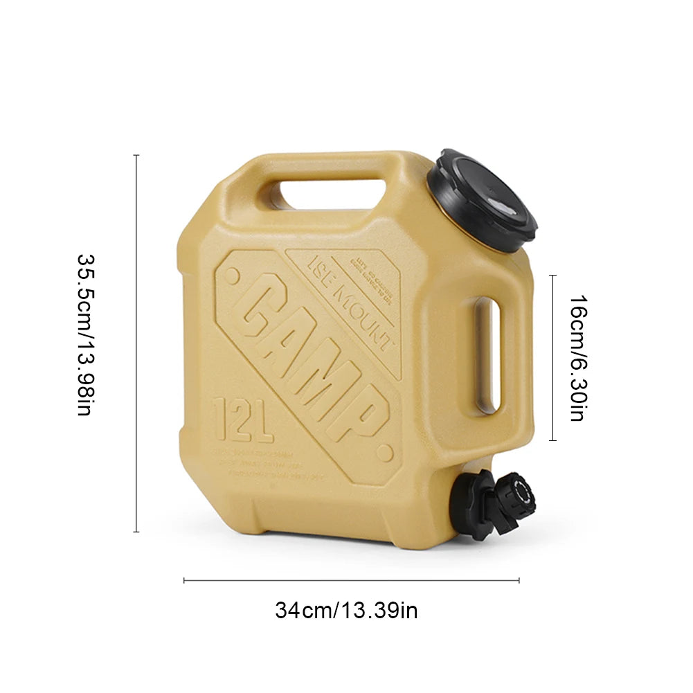 Water Tank With Spigot For Camping Travel Leak Proof Container