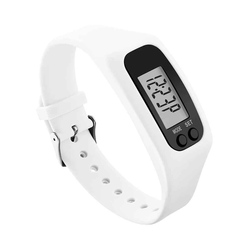 LED Pedometer Bracelet Step Counter For Outdoor Fitness