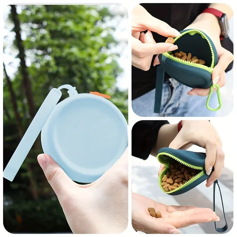 Pet Supplies Silicone Dog Treat Training Pouch Waterproof