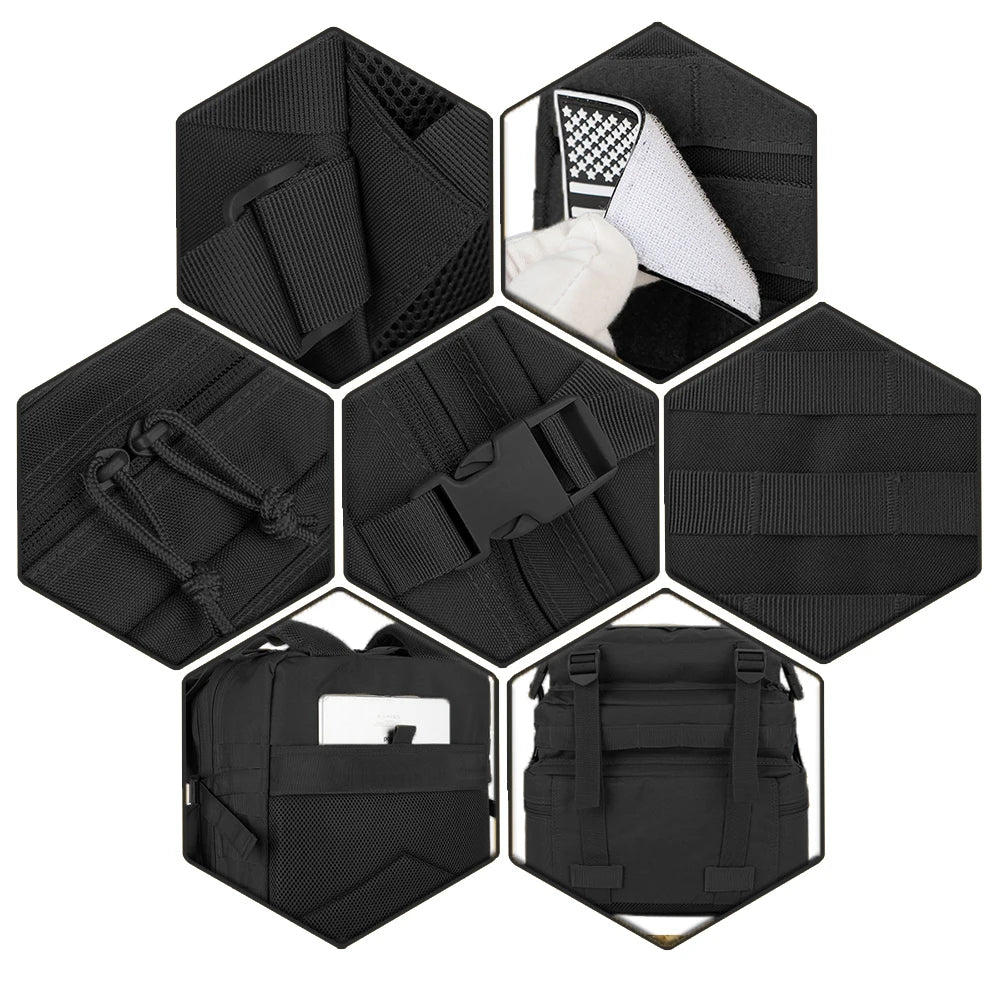 ReFire Gear Tactical Molle Backpack for Hiking and Camping
