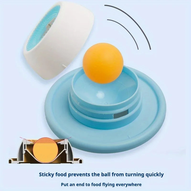 Interactive Pet Toy Slow Feeder Dispenser For Cats And Dogs