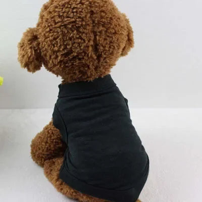 Pure Cotton Dog Shirts Soft Thin T Shirts For Dogs