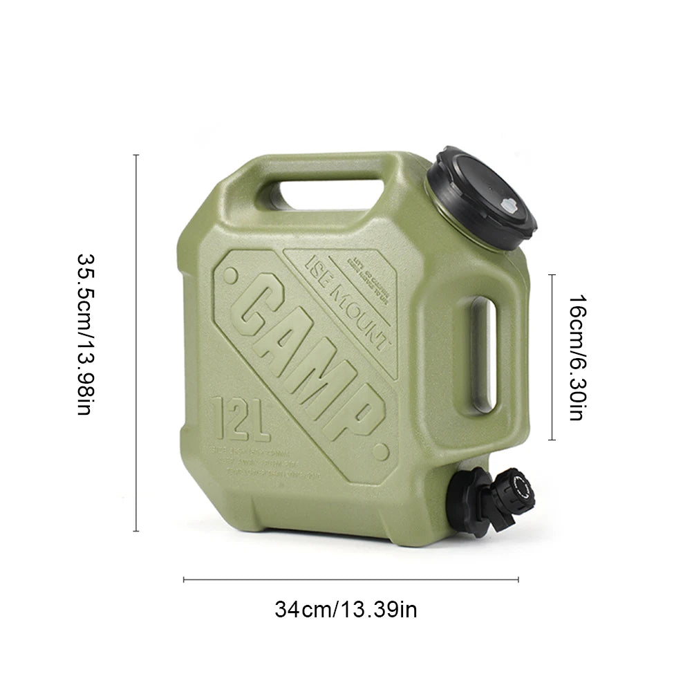 Water Tank With Spigot For Camping Travel Leak Proof Container