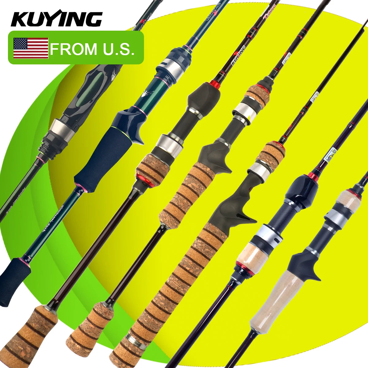 Kuying Lure Rod Casting Spinning Carbon For River And Stream Fishing