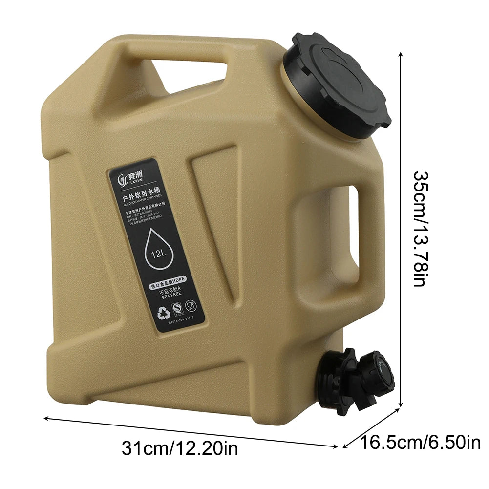 APWIKOGER Camping Water Container Large Capacity Water Storage Carrier