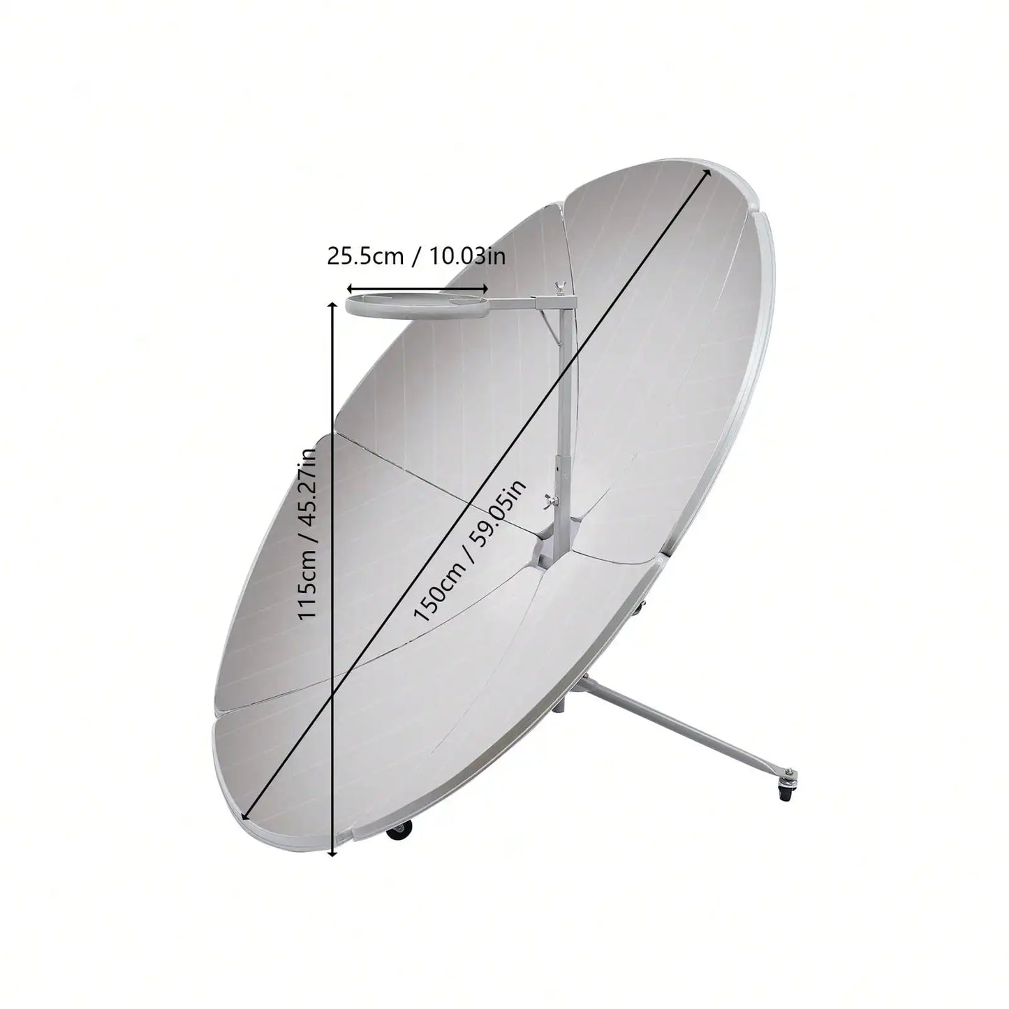 Parabolic Solar Cooker Sun Oven Camp Stove For Outdoor Cooking And Grilling