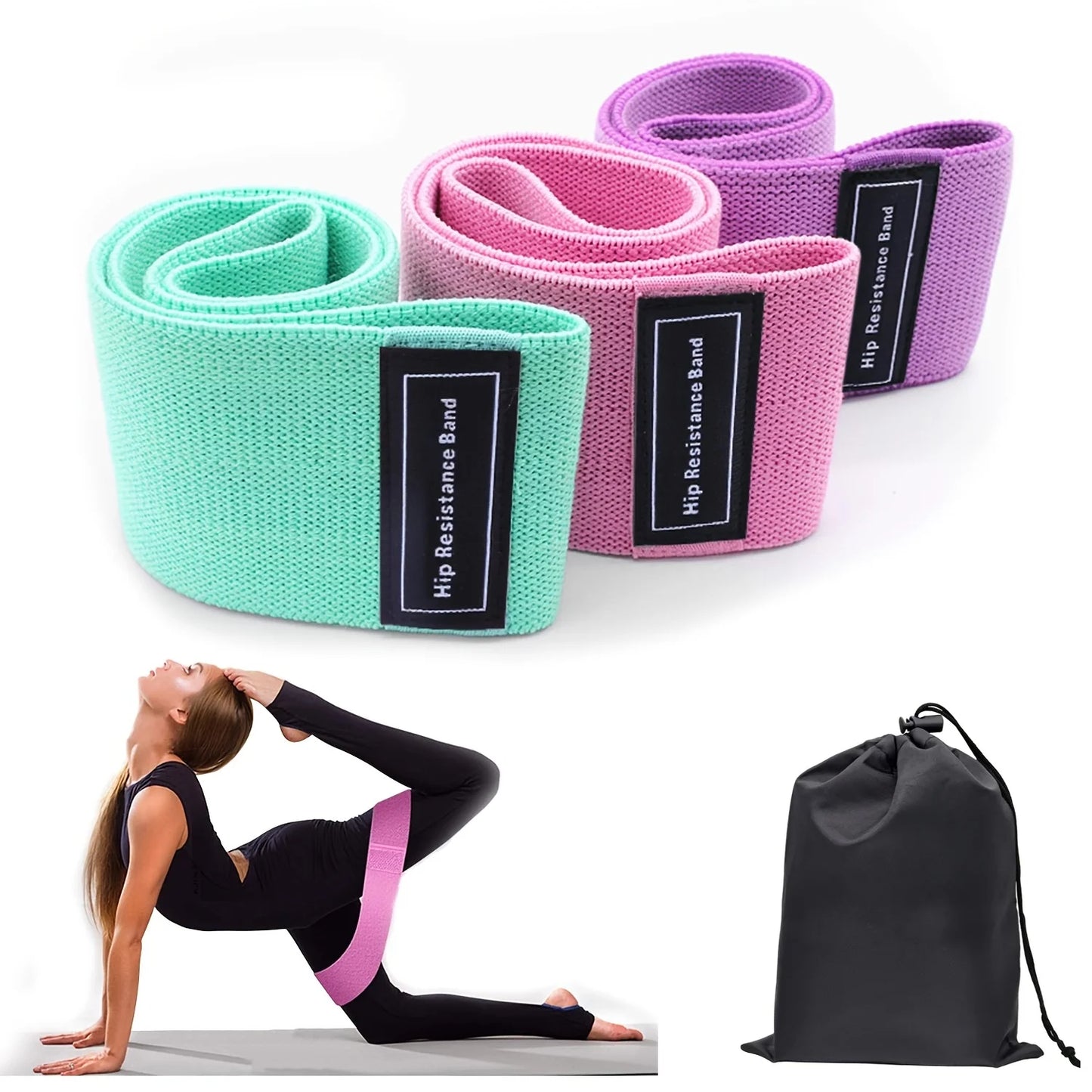 AEDG Three Resistance Bands Set For Legs And Glutes