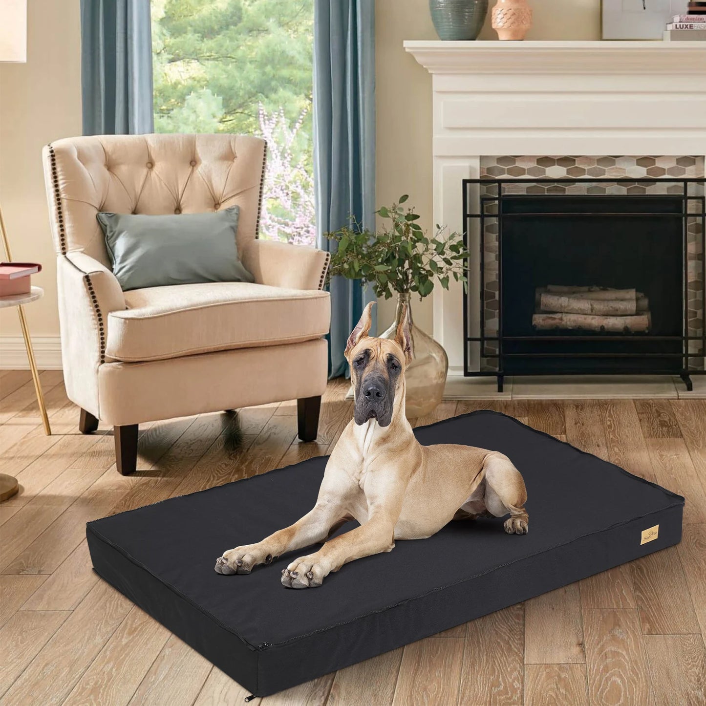 Dog Orthopedic Memory Foam Bed With Waterproof Washable Cover