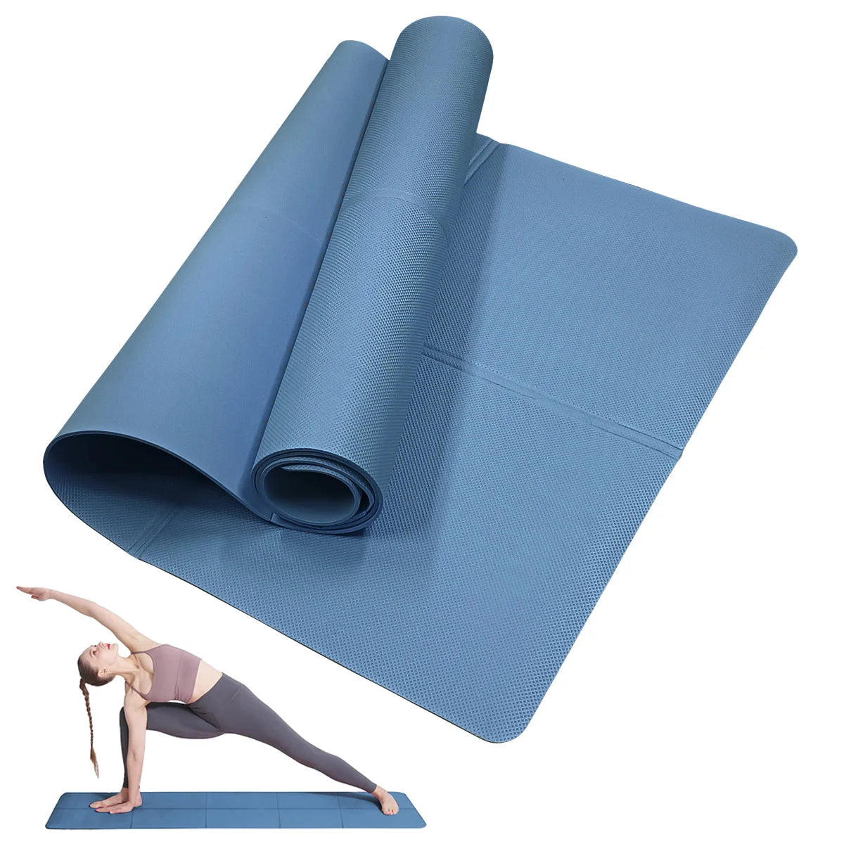 Anti Slip EVA Yoga Mat For Exercise And Pilates Training